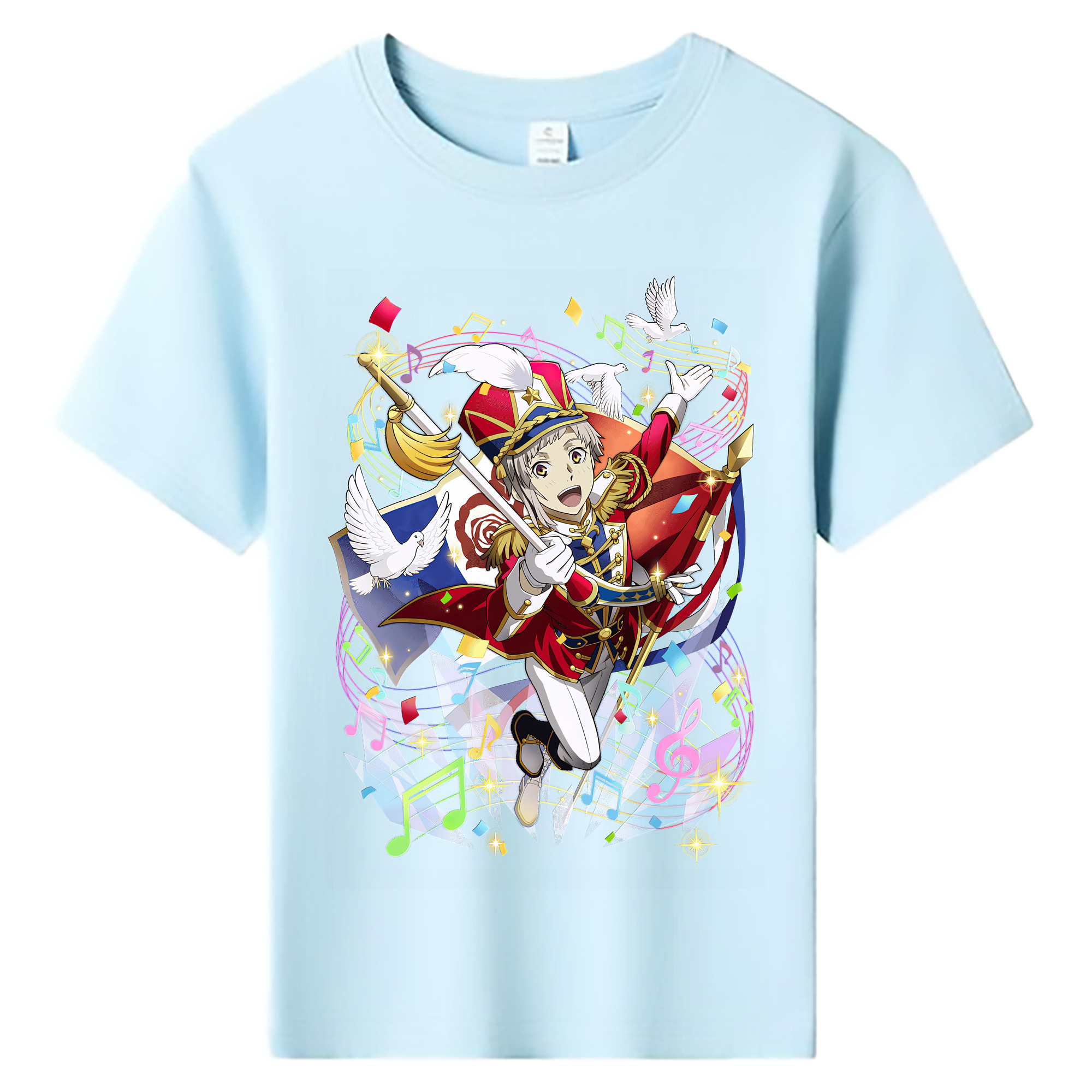 （画像用） 文豪ストレイドッグス Bungo Stray Dogs 綿100％キッズTシャツ（フロントプリント）
